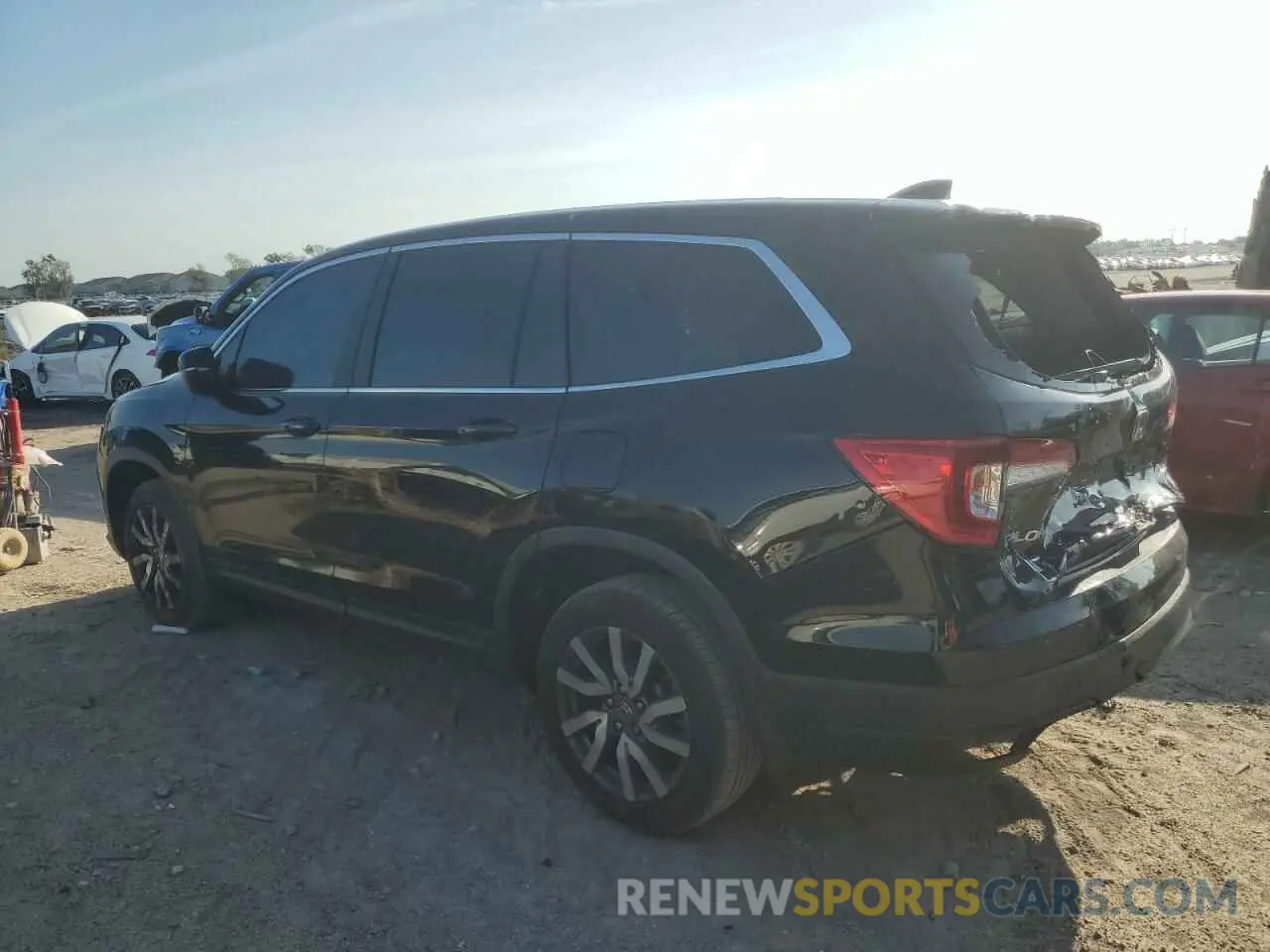 2 Photograph of a damaged car 5FNYF5H57KB025111 HONDA PILOT 2019