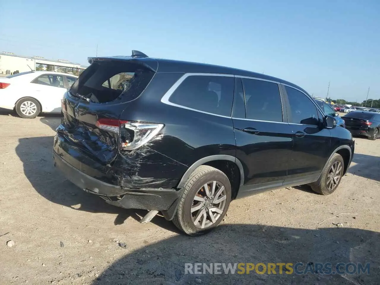 3 Photograph of a damaged car 5FNYF5H57KB025111 HONDA PILOT 2019