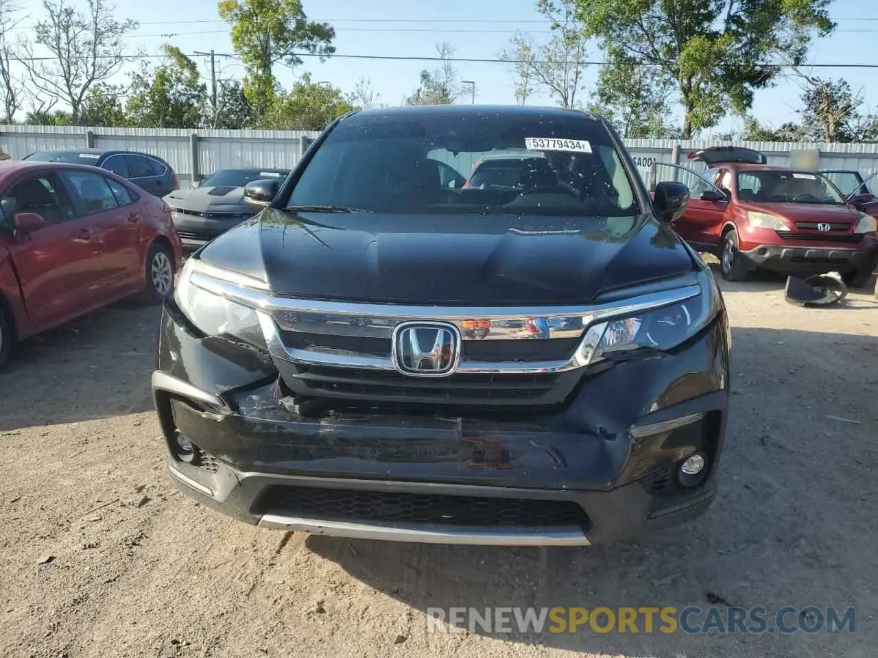 5 Photograph of a damaged car 5FNYF5H57KB025111 HONDA PILOT 2019