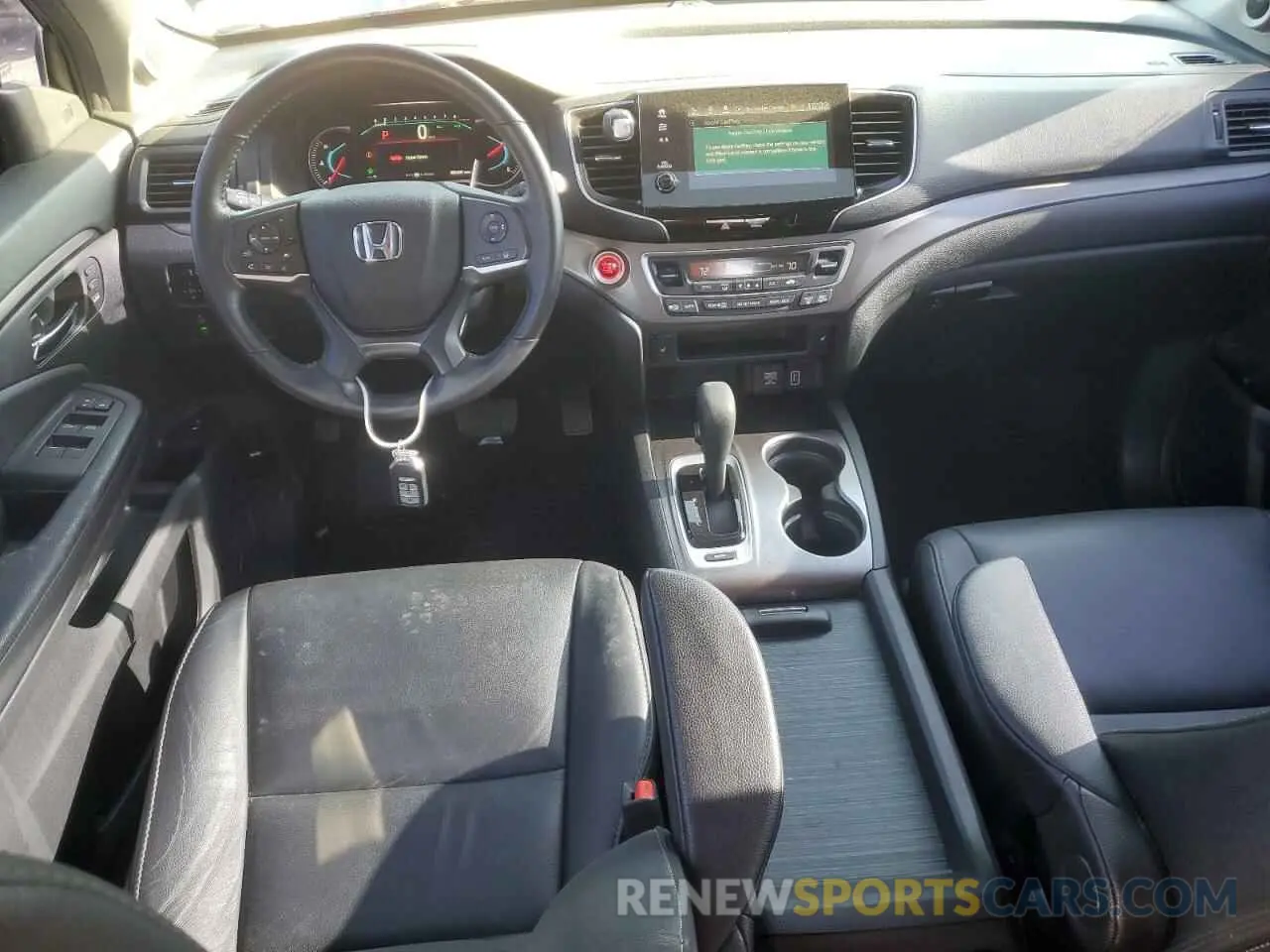 8 Photograph of a damaged car 5FNYF5H57KB025111 HONDA PILOT 2019