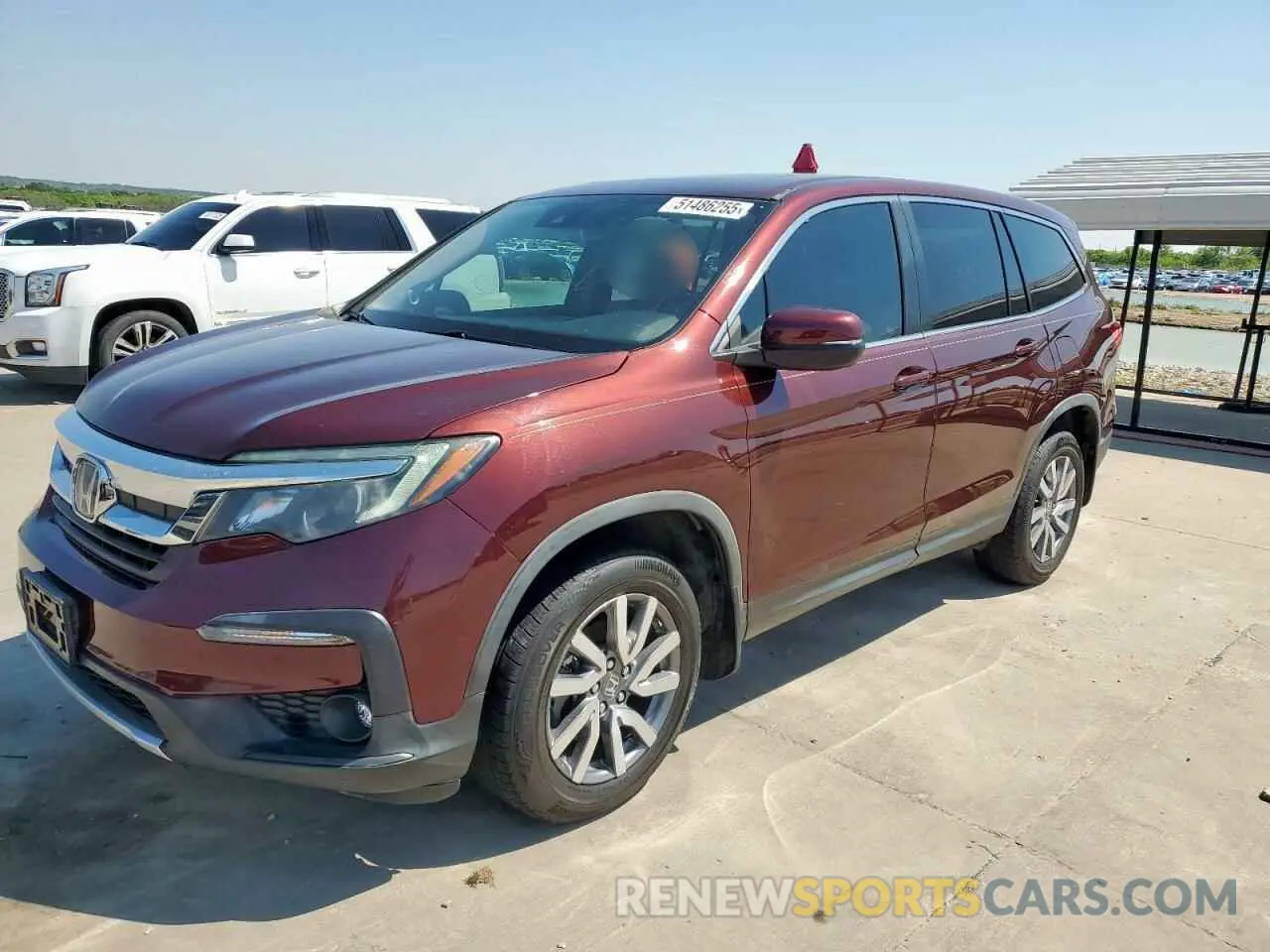 1 Photograph of a damaged car 5FNYF5H58KB041253 HONDA PILOT 2019