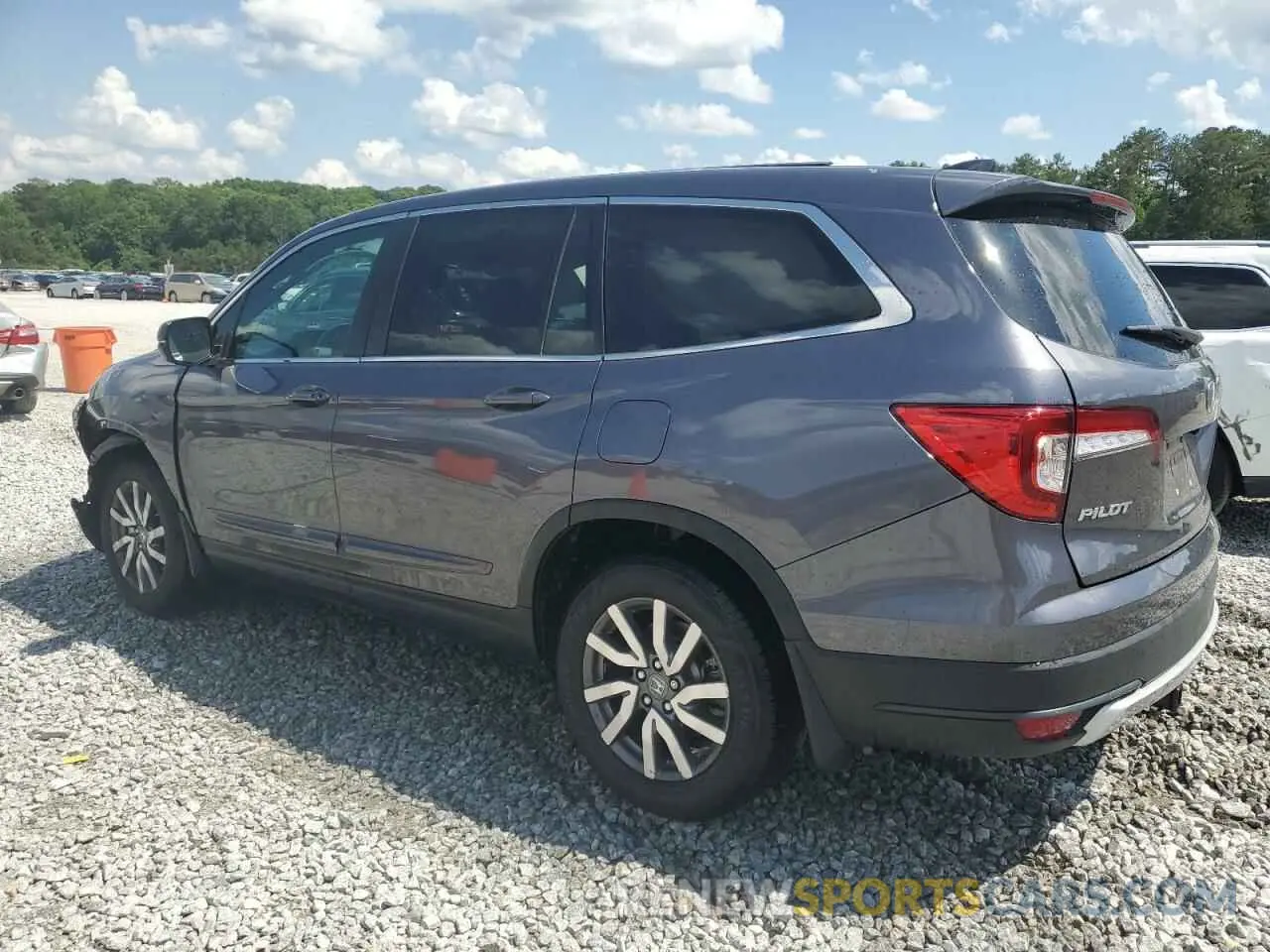 2 Photograph of a damaged car 5FNYF5H59KB028124 HONDA PILOT 2019