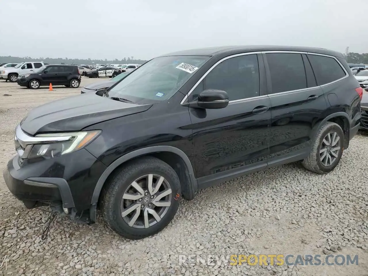 1 Photograph of a damaged car 5FNYF5H59KB030214 HONDA PILOT 2019