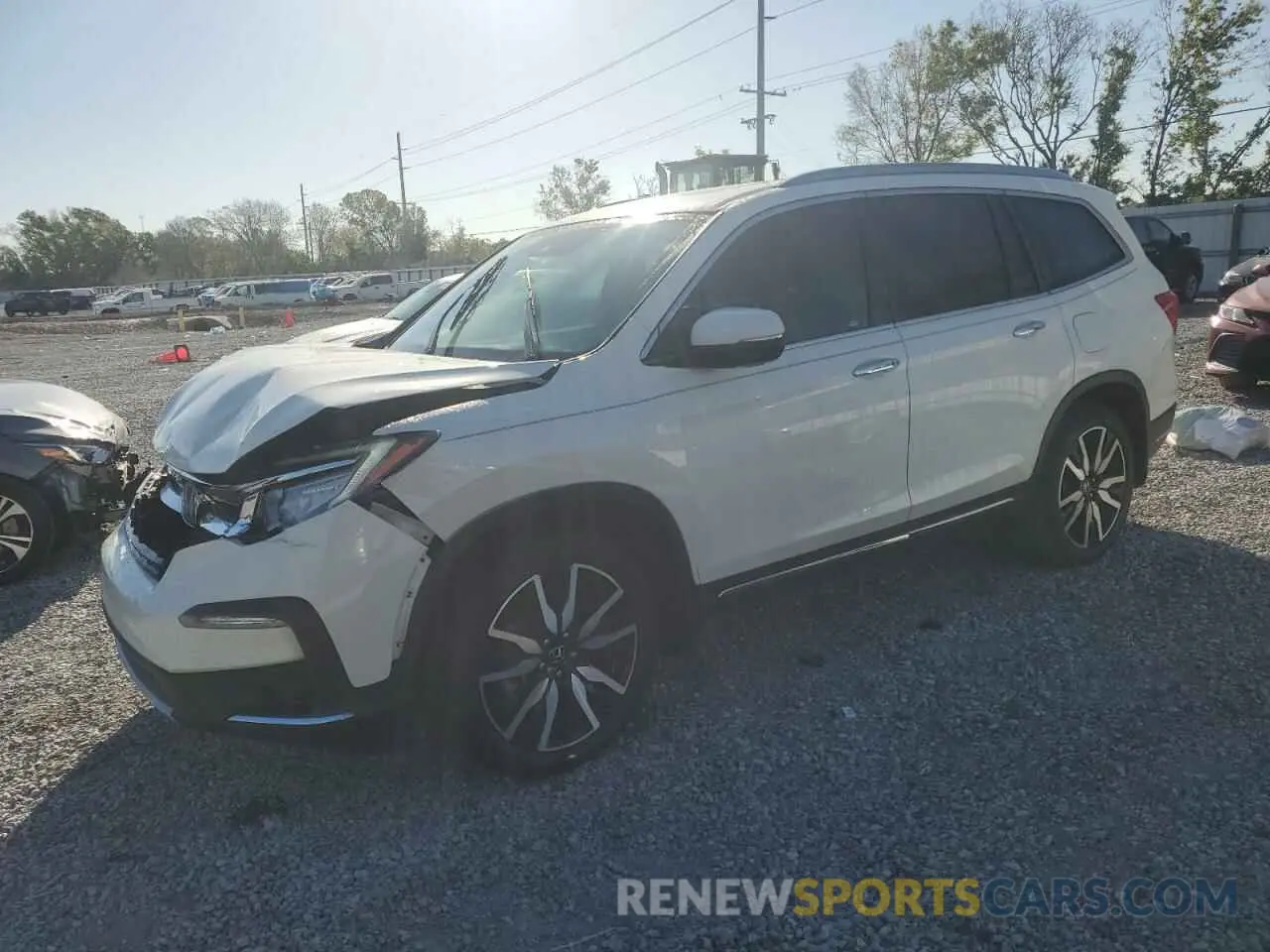1 Photograph of a damaged car 5FNYF5H65KB039145 HONDA PILOT 2019