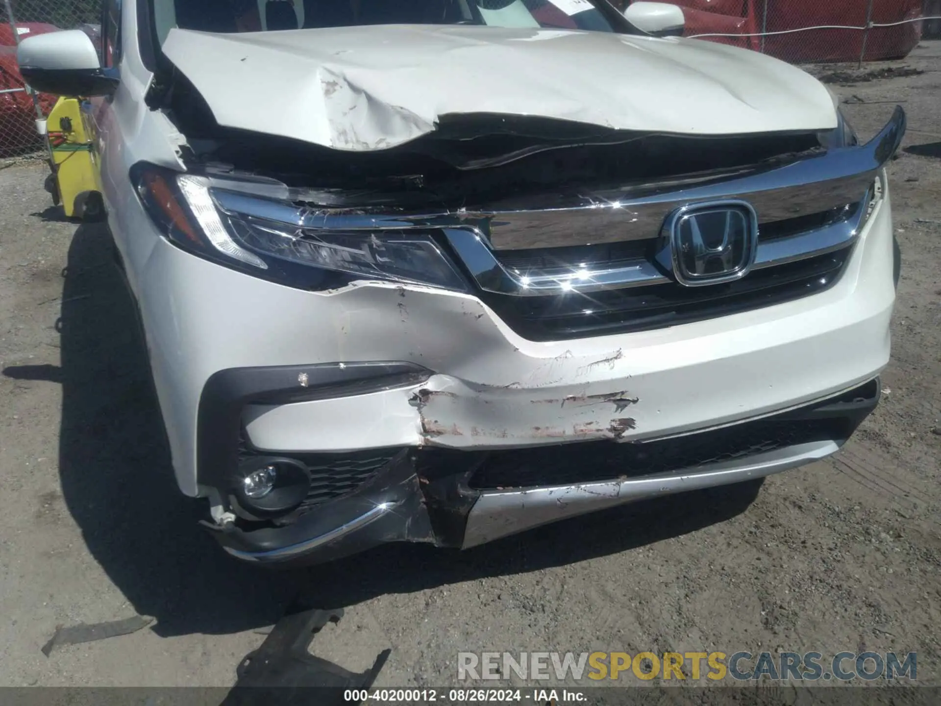 6 Photograph of a damaged car 5FNYF5H91KB038679 HONDA PILOT 2019