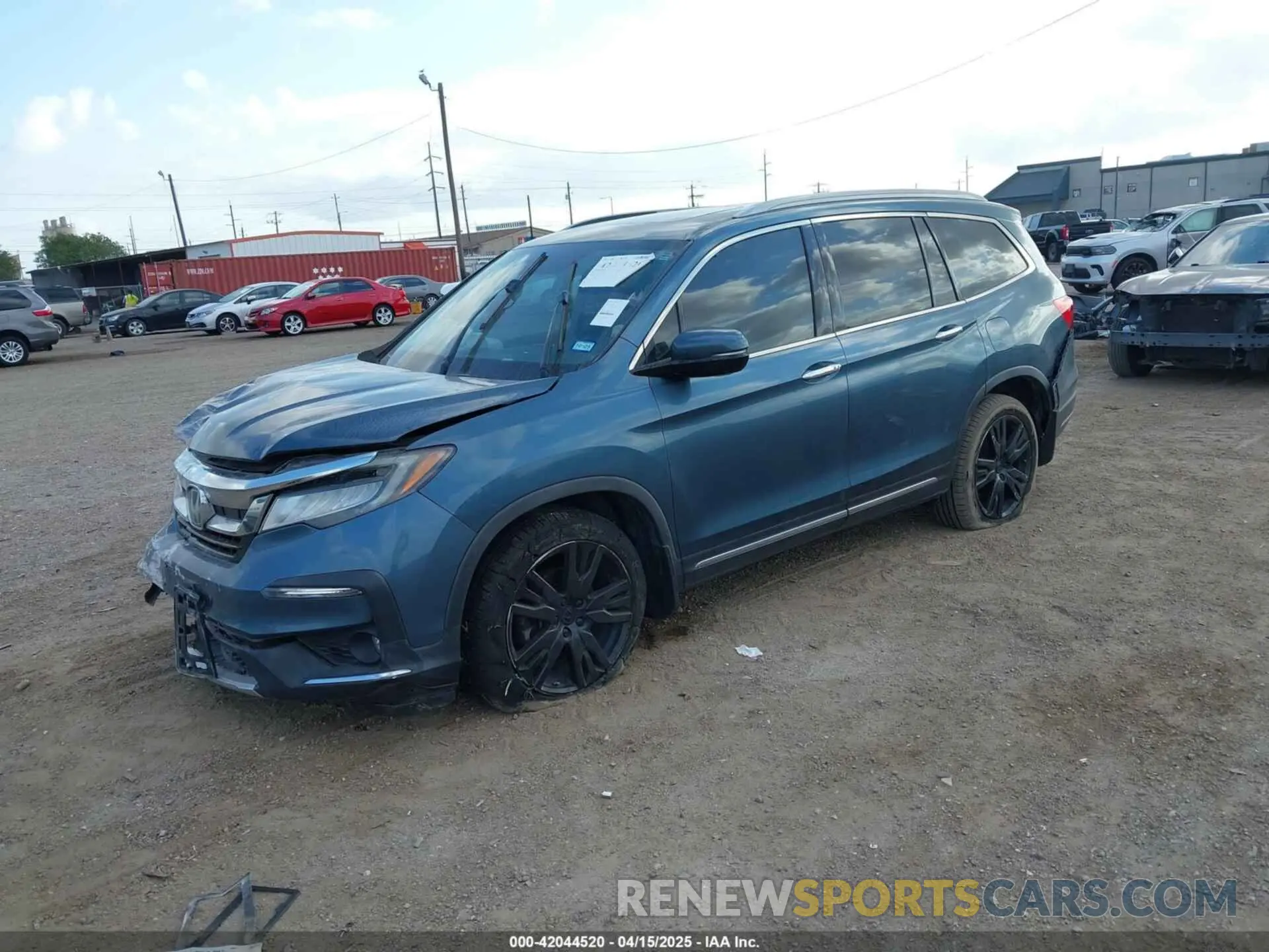 2 Photograph of a damaged car 5FNYF5H94KB025781 HONDA PILOT 2019