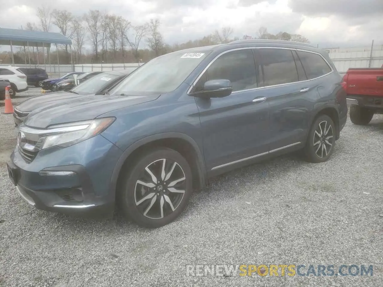 1 Photograph of a damaged car 5FNYF6H01KB017144 HONDA PILOT 2019