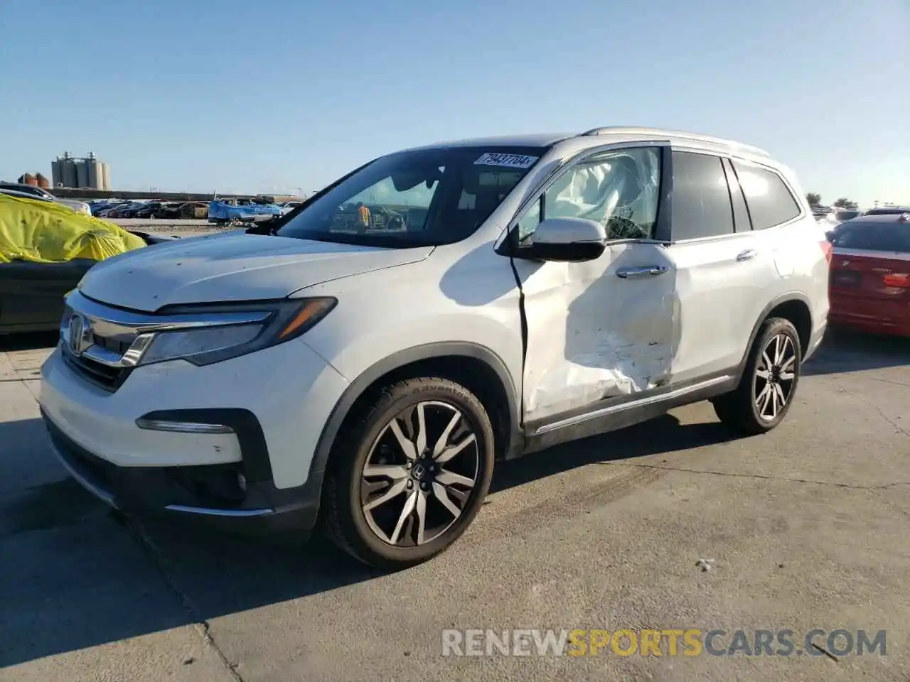 1 Photograph of a damaged car 5FNYF6H04KB026677 HONDA PILOT 2019