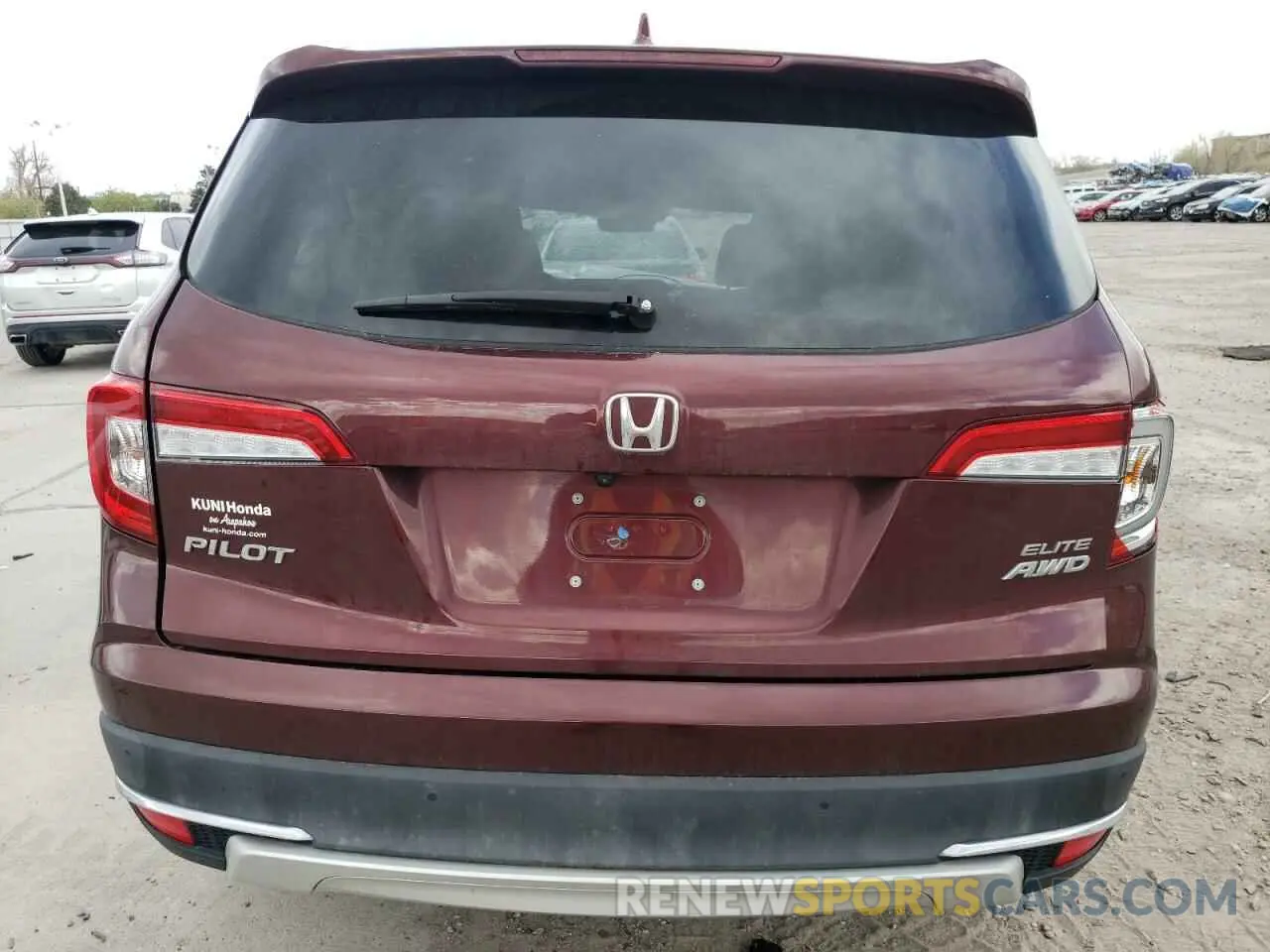 6 Photograph of a damaged car 5FNYF6H04KB092839 HONDA PILOT 2019