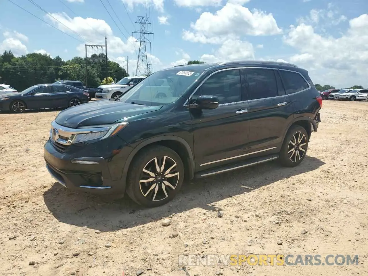 1 Photograph of a damaged car 5FNYF6H07KB057681 HONDA PILOT 2019