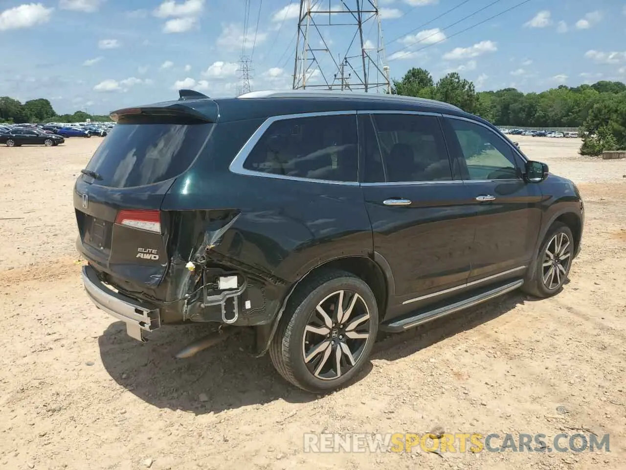 3 Photograph of a damaged car 5FNYF6H07KB057681 HONDA PILOT 2019
