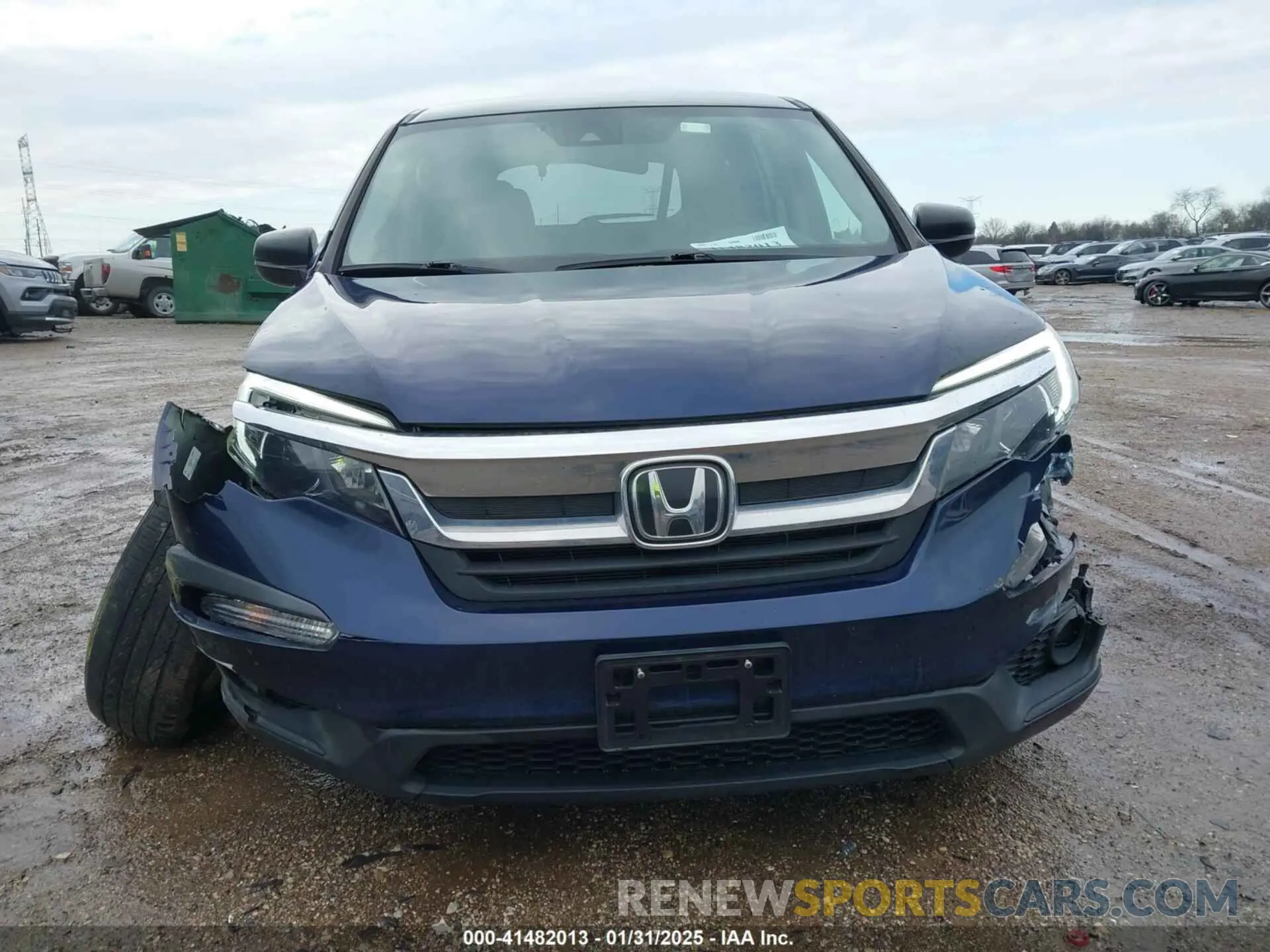 12 Photograph of a damaged car 5FNYF6H10KB061452 HONDA PILOT 2019