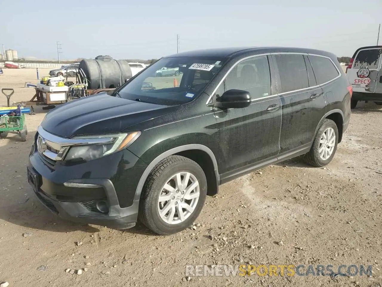 1 Photograph of a damaged car 5FNYF6H12KB056429 HONDA PILOT 2019