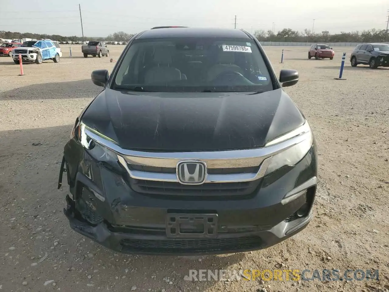 5 Photograph of a damaged car 5FNYF6H12KB056429 HONDA PILOT 2019