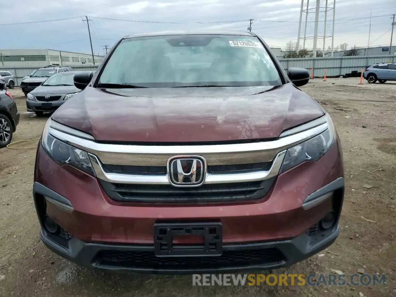 5 Photograph of a damaged car 5FNYF6H12KB075823 HONDA PILOT 2019