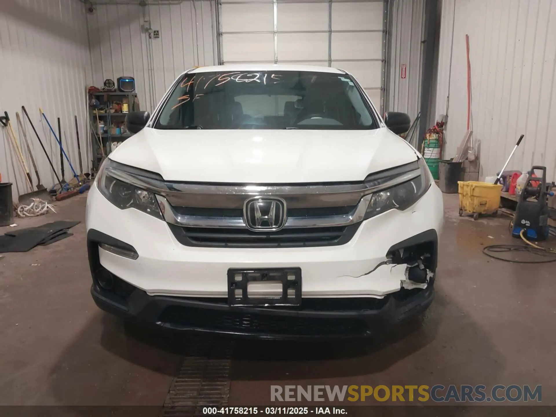 13 Photograph of a damaged car 5FNYF6H13KB086295 HONDA PILOT 2019