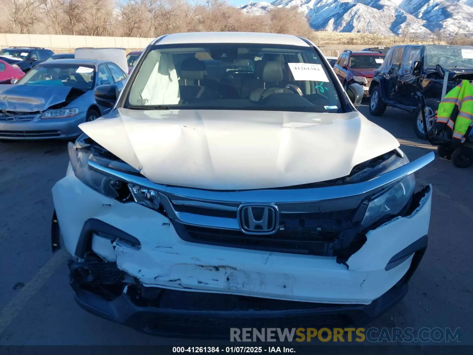 12 Photograph of a damaged car 5FNYF6H14KB021391 HONDA PILOT 2019