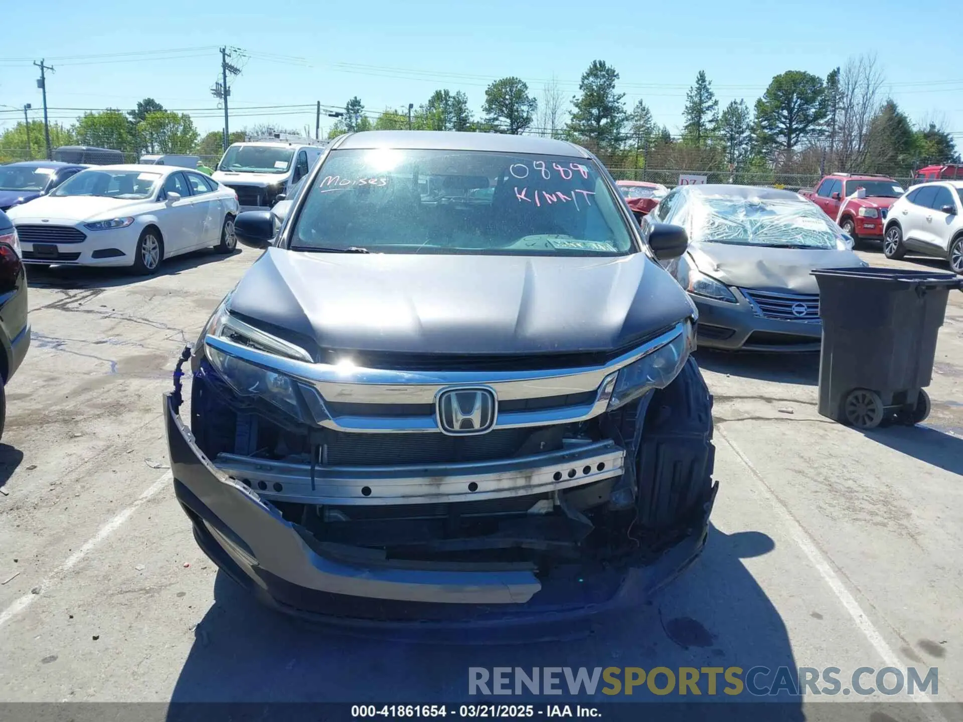 12 Photograph of a damaged car 5FNYF6H15KB070888 HONDA PILOT 2019