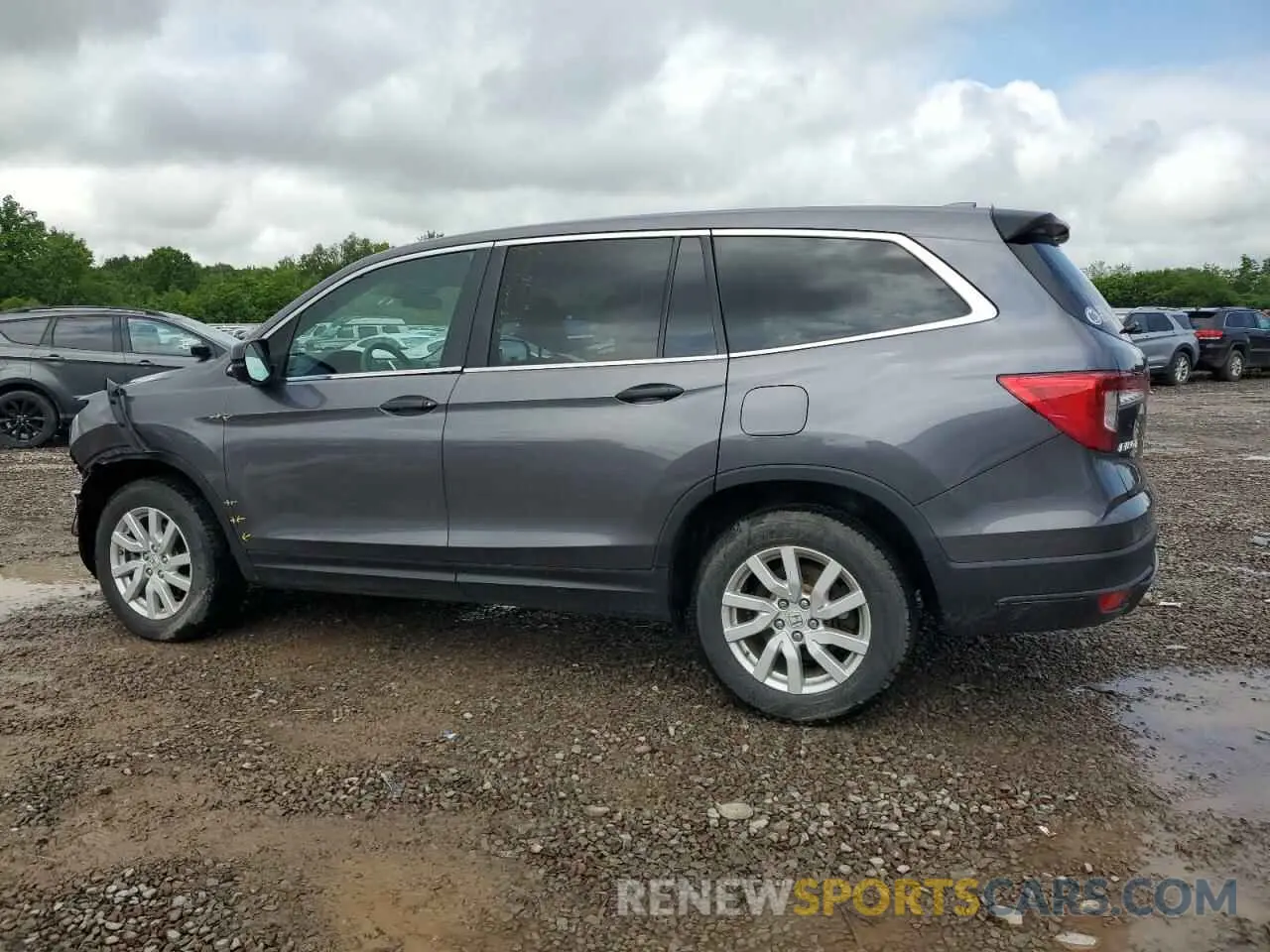 2 Photograph of a damaged car 5FNYF6H17KB021899 HONDA PILOT 2019
