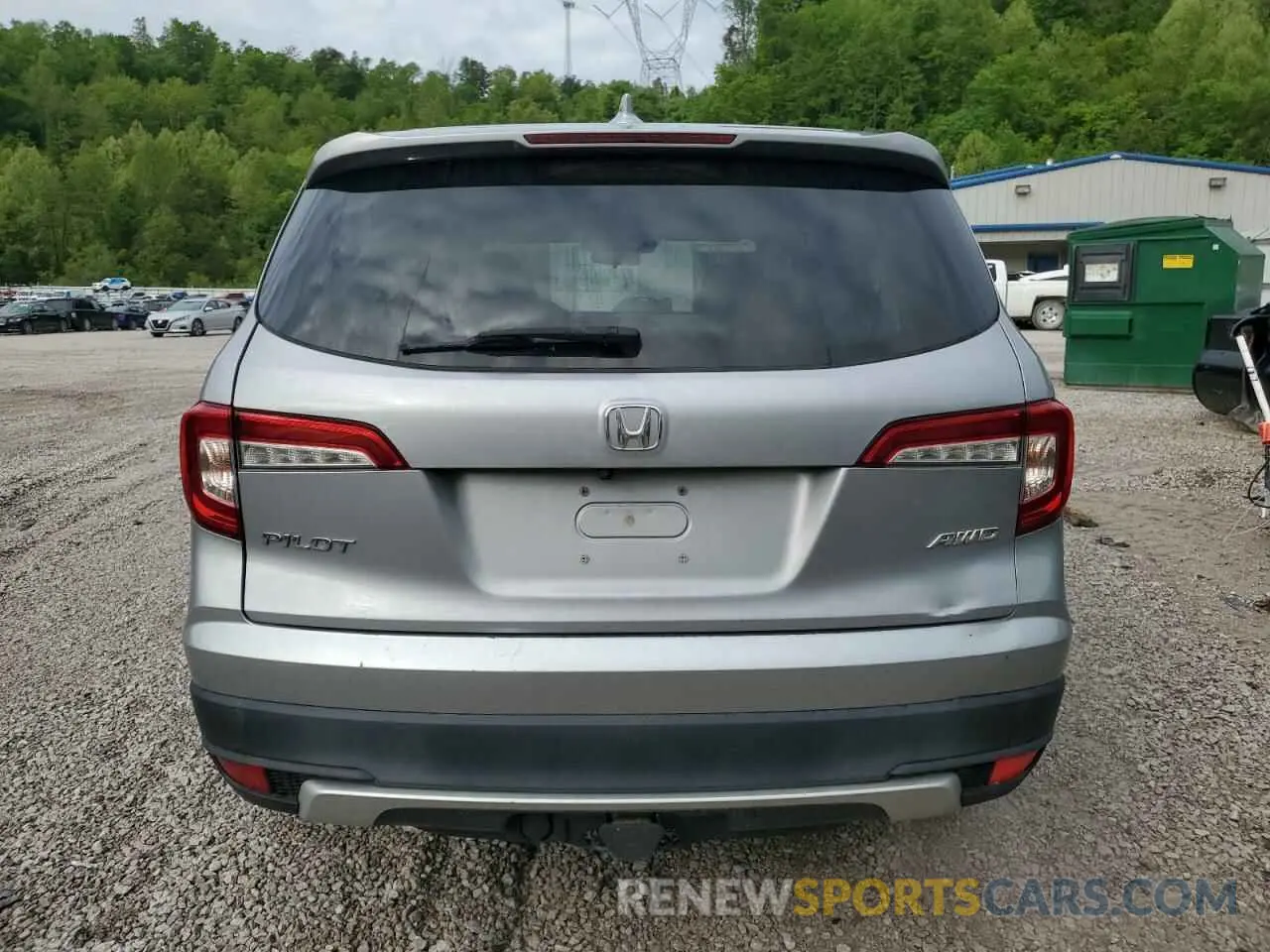 6 Photograph of a damaged car 5FNYF6H30KB027710 HONDA PILOT 2019