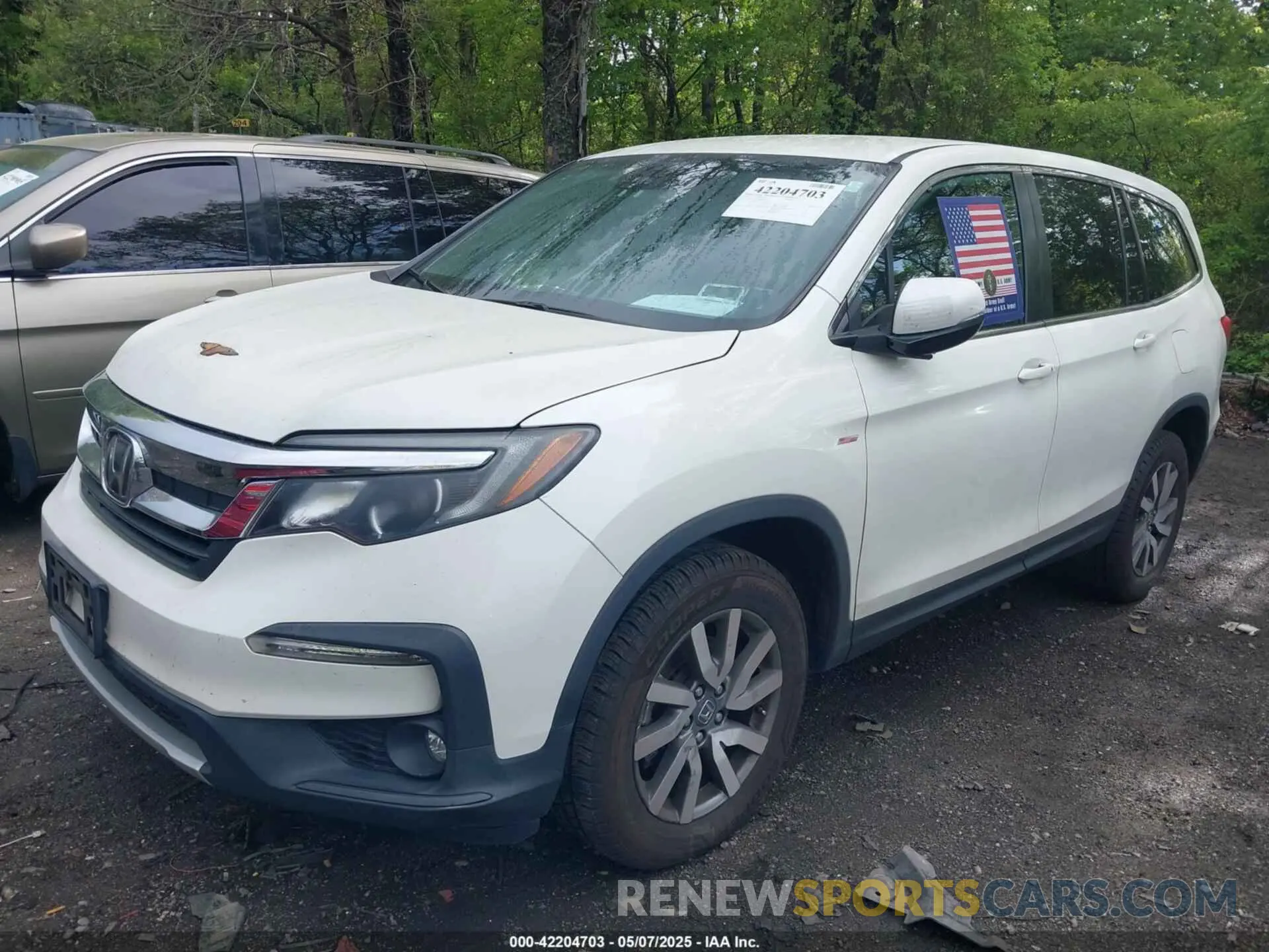 2 Photograph of a damaged car 5FNYF6H31KB086152 HONDA PILOT 2019