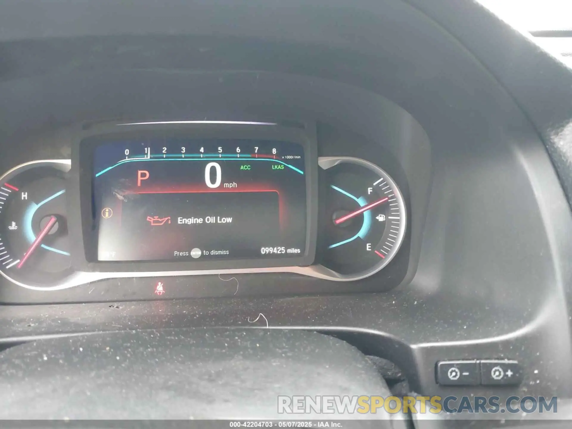 7 Photograph of a damaged car 5FNYF6H31KB086152 HONDA PILOT 2019