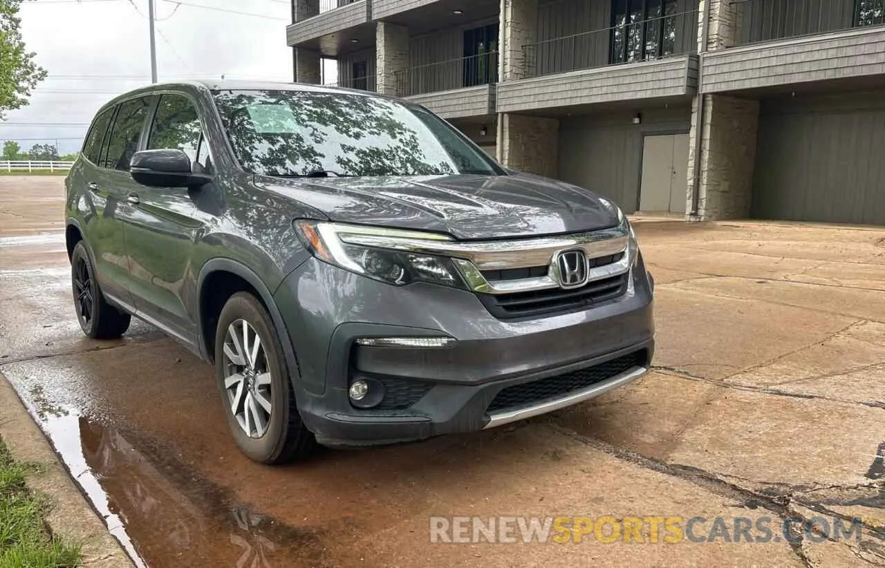 1 Photograph of a damaged car 5FNYF6H32KB020936 HONDA PILOT 2019