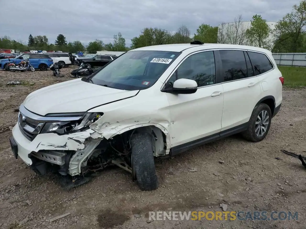 1 Photograph of a damaged car 5FNYF6H36KB056239 HONDA PILOT 2019