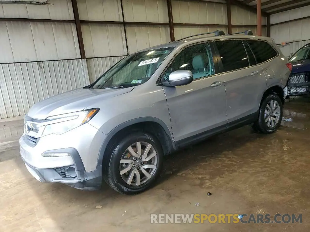 1 Photograph of a damaged car 5FNYF6H36KB098023 HONDA PILOT 2019