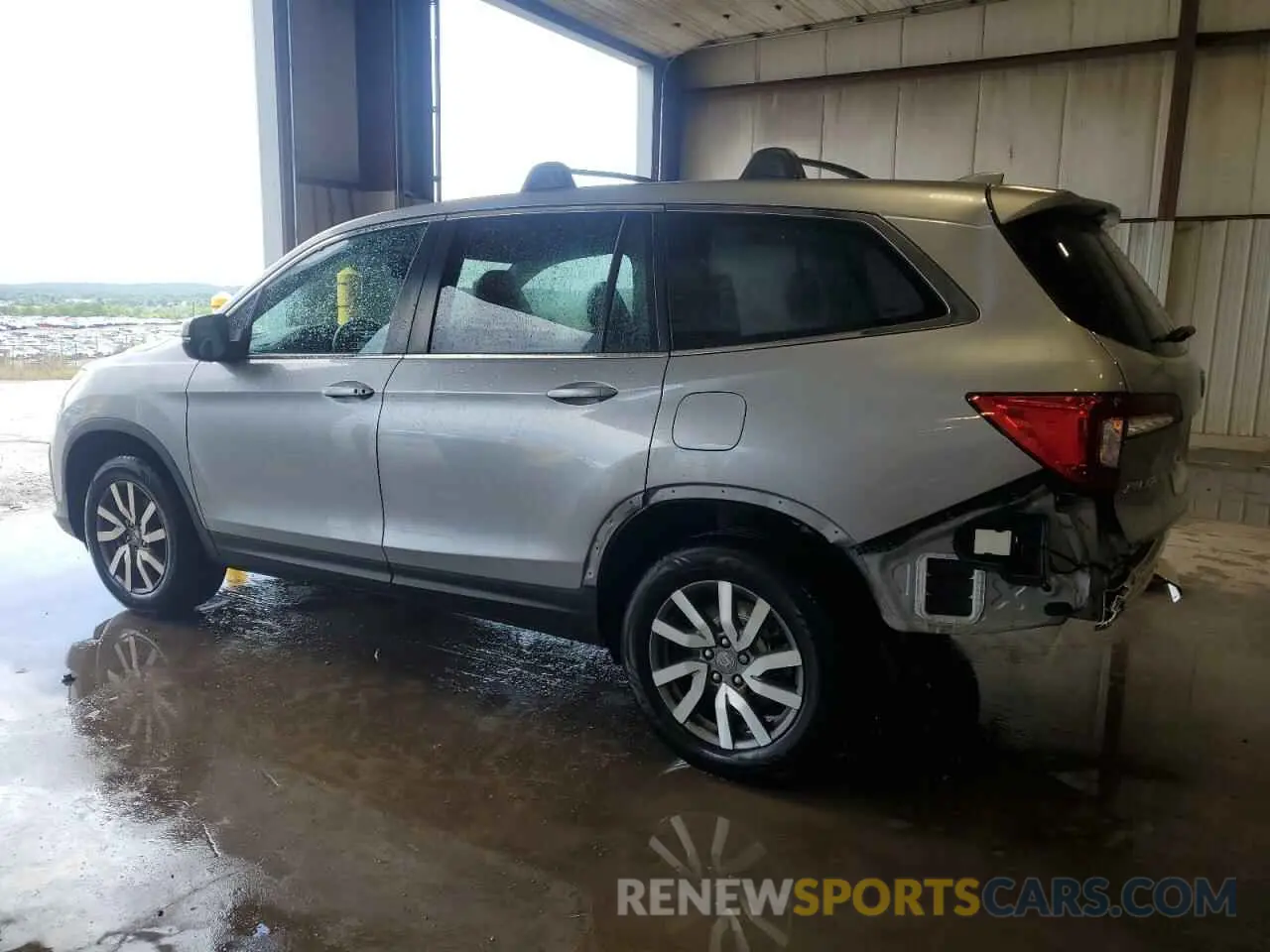 2 Photograph of a damaged car 5FNYF6H36KB098023 HONDA PILOT 2019