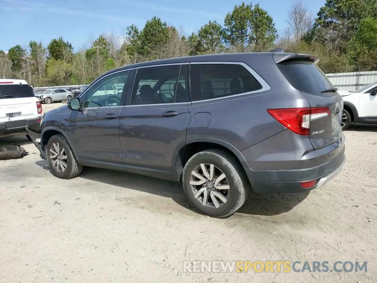 2 Photograph of a damaged car 5FNYF6H37KB058288 HONDA PILOT 2019