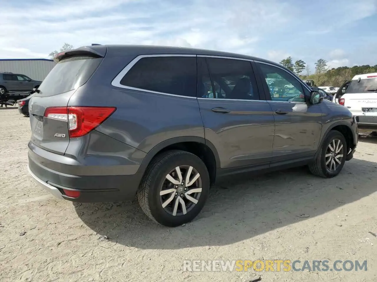3 Photograph of a damaged car 5FNYF6H37KB058288 HONDA PILOT 2019