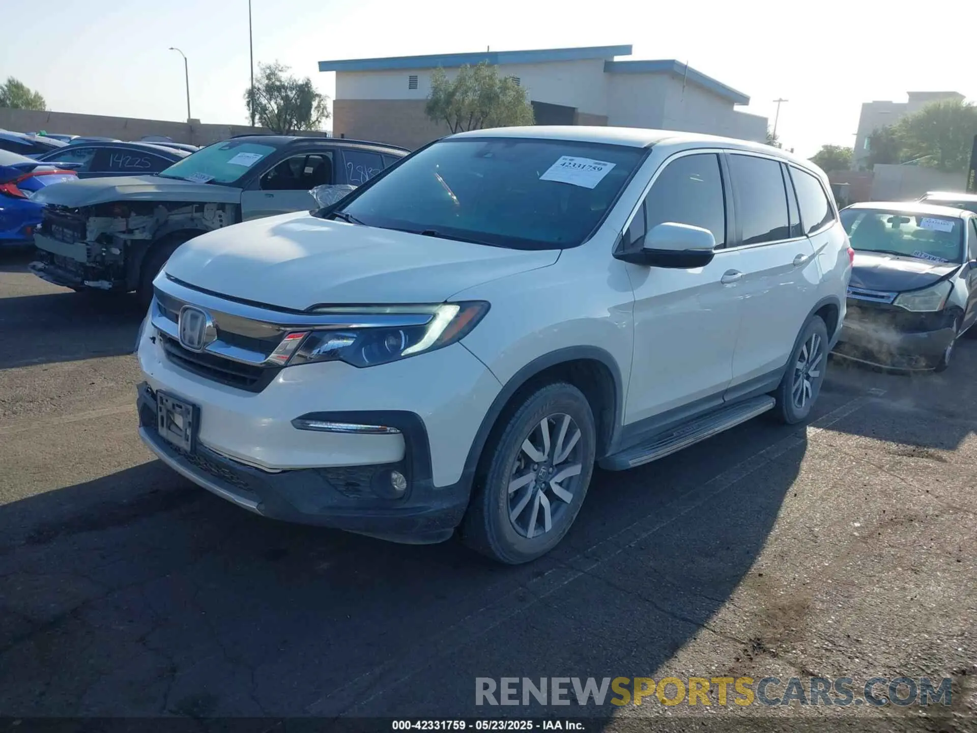 2 Photograph of a damaged car 5FNYF6H39KB036213 HONDA PILOT 2019