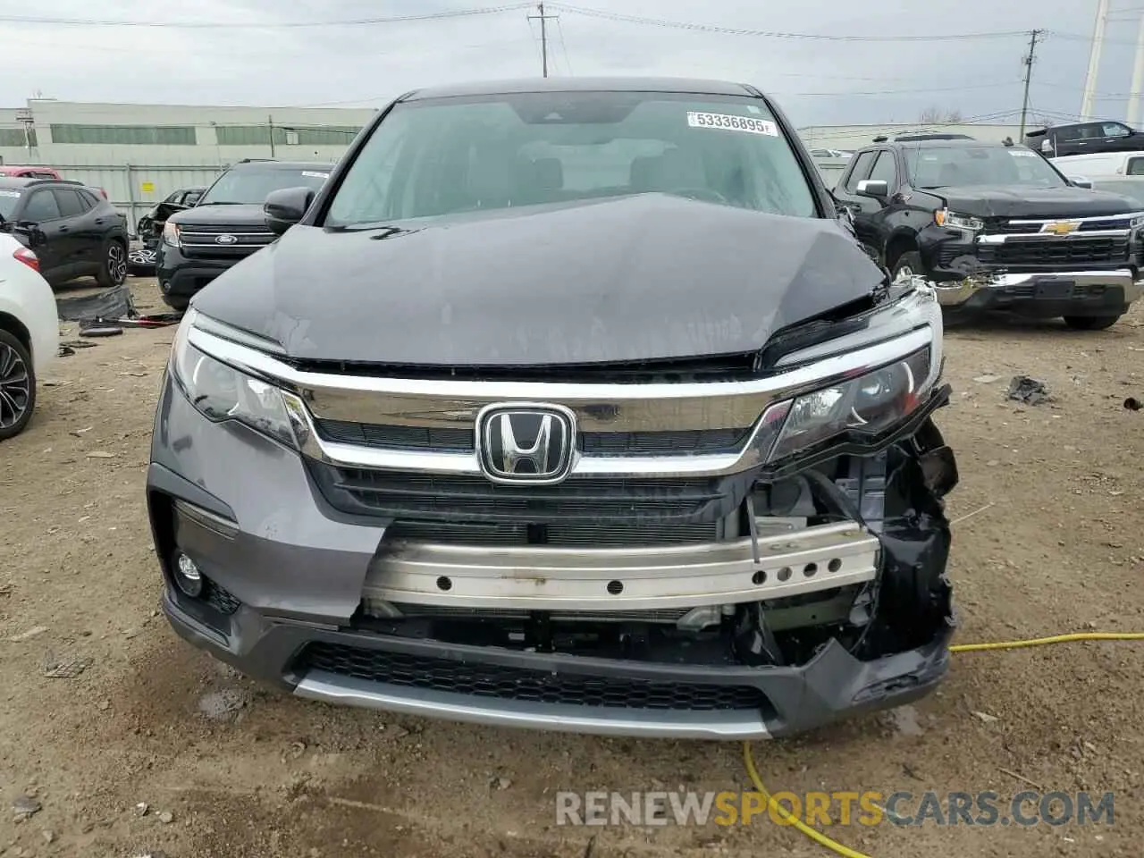 5 Photograph of a damaged car 5FNYF6H3XKB053649 HONDA PILOT 2019