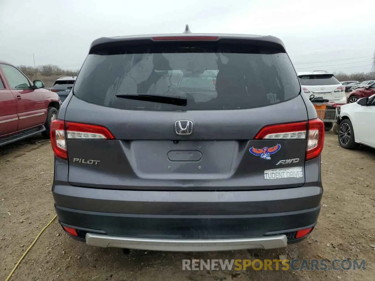 6 Photograph of a damaged car 5FNYF6H3XKB053649 HONDA PILOT 2019