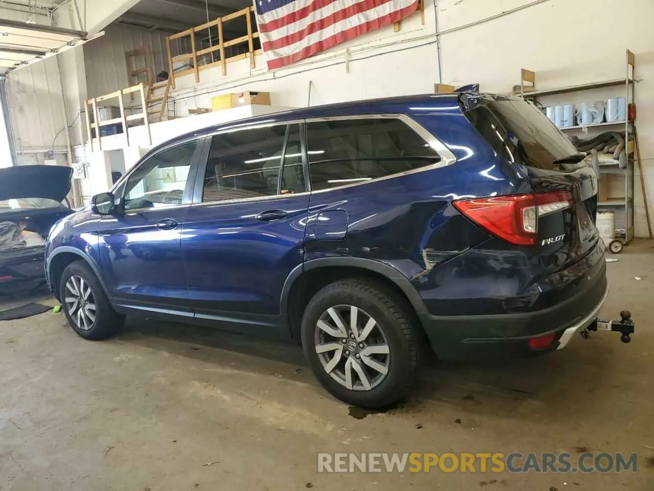 2 Photograph of a damaged car 5FNYF6H41KB068016 HONDA PILOT 2019