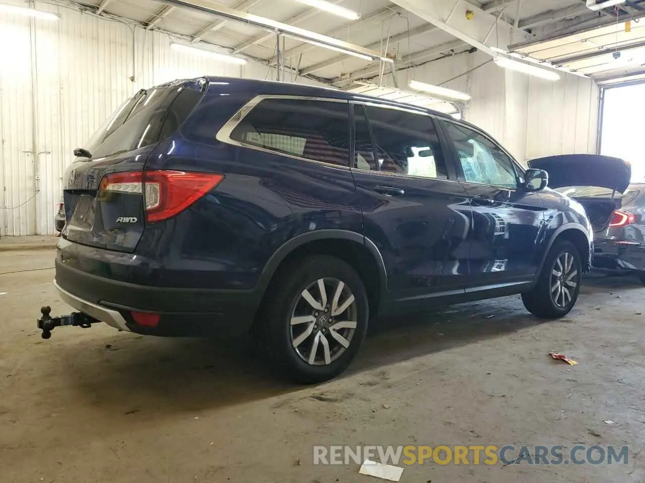 3 Photograph of a damaged car 5FNYF6H41KB068016 HONDA PILOT 2019