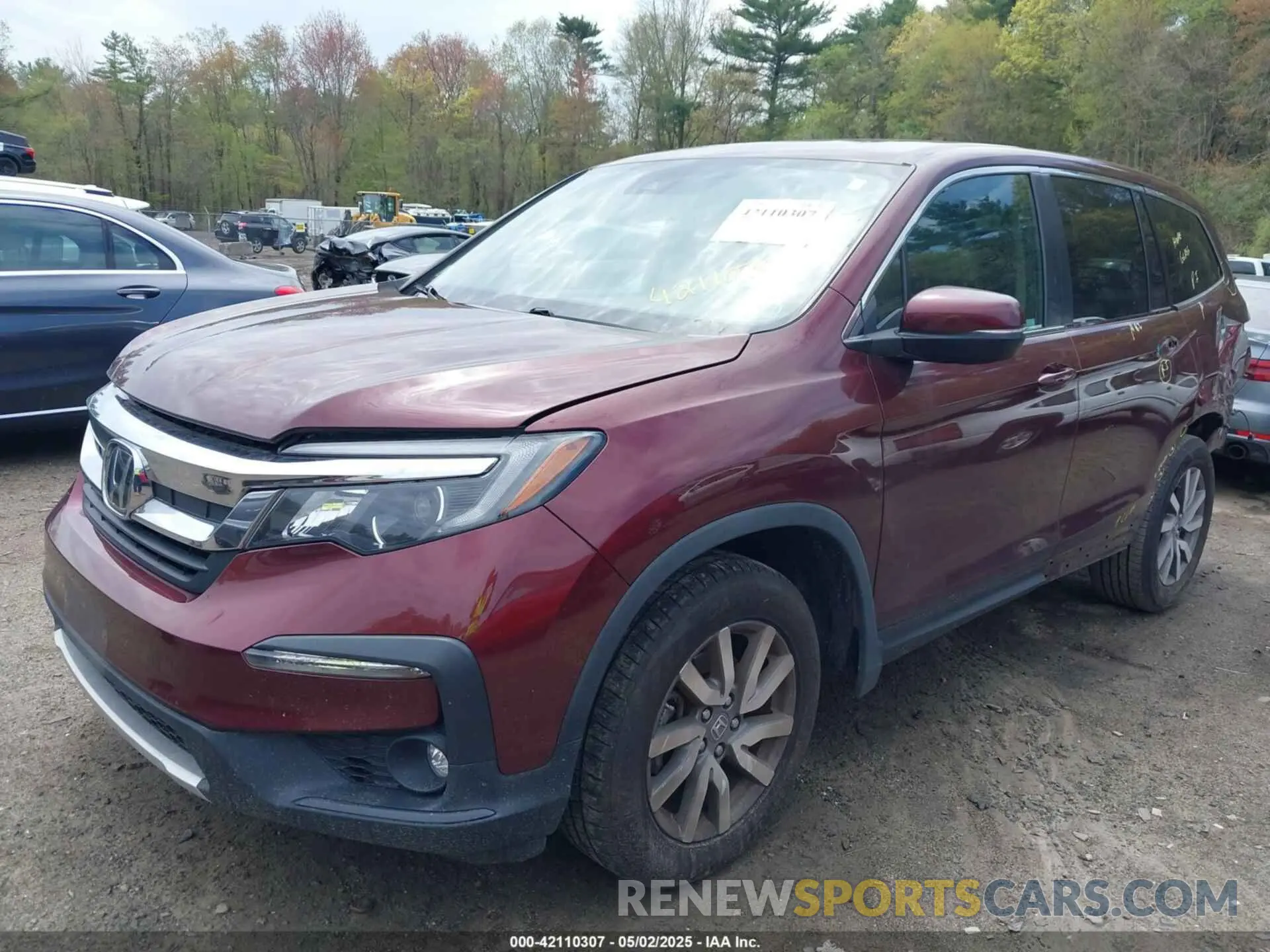 2 Photograph of a damaged car 5FNYF6H44KB051517 HONDA PILOT 2019