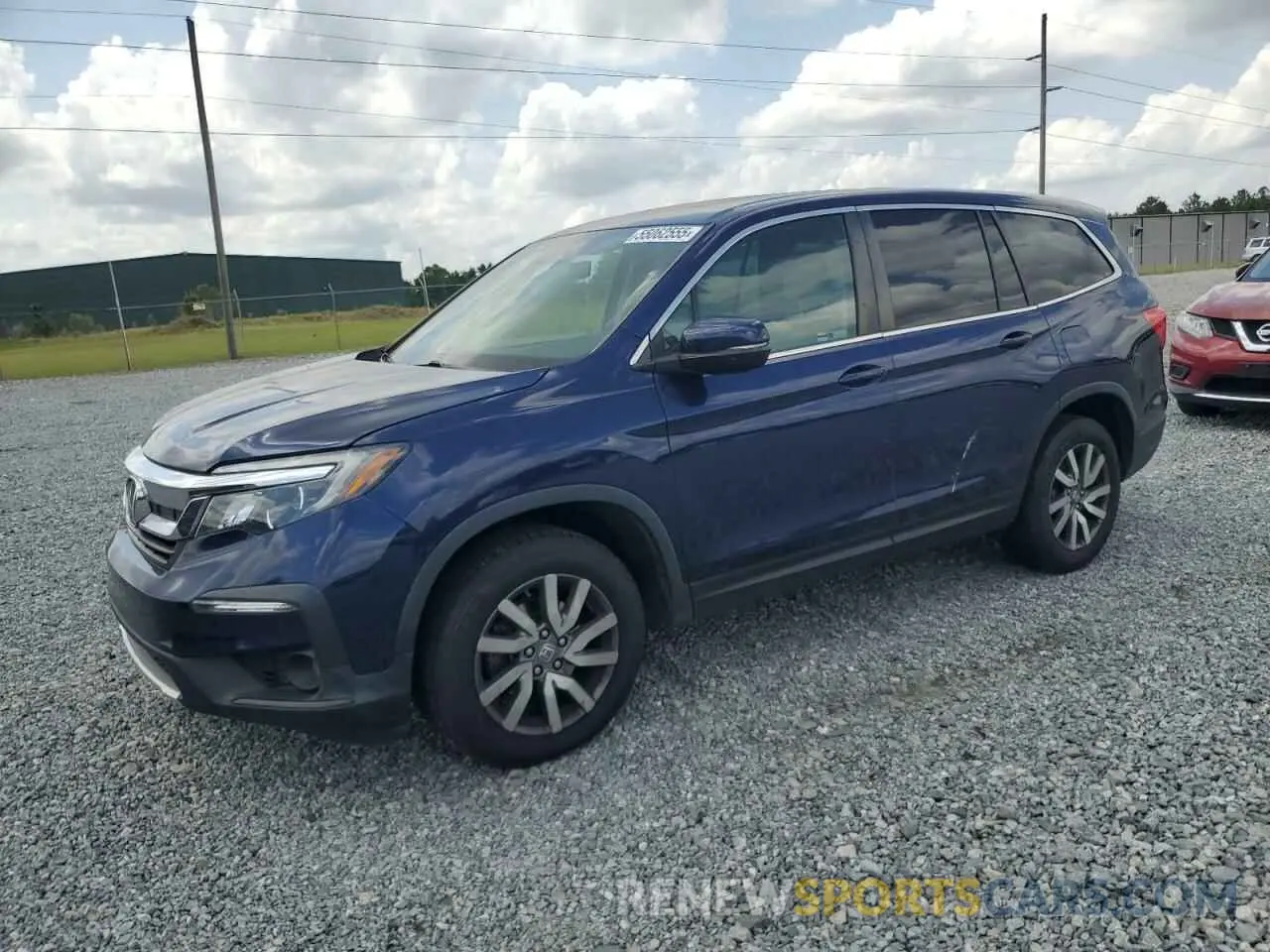 1 Photograph of a damaged car 5FNYF6H47KB017958 HONDA PILOT 2019