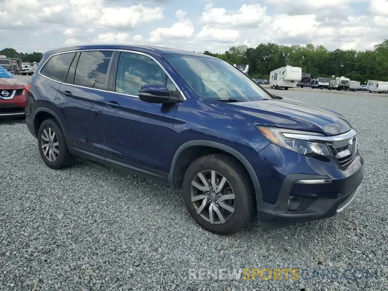 4 Photograph of a damaged car 5FNYF6H47KB017958 HONDA PILOT 2019