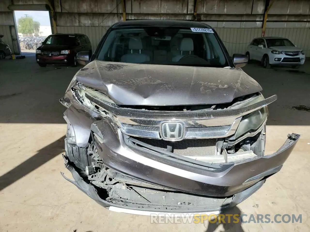5 Photograph of a damaged car 5FNYF6H50KB058778 HONDA PILOT 2019