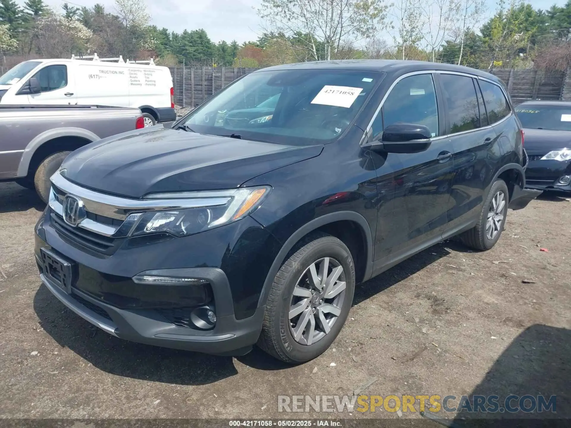 2 Photograph of a damaged car 5FNYF6H50KB098147 HONDA PILOT 2019