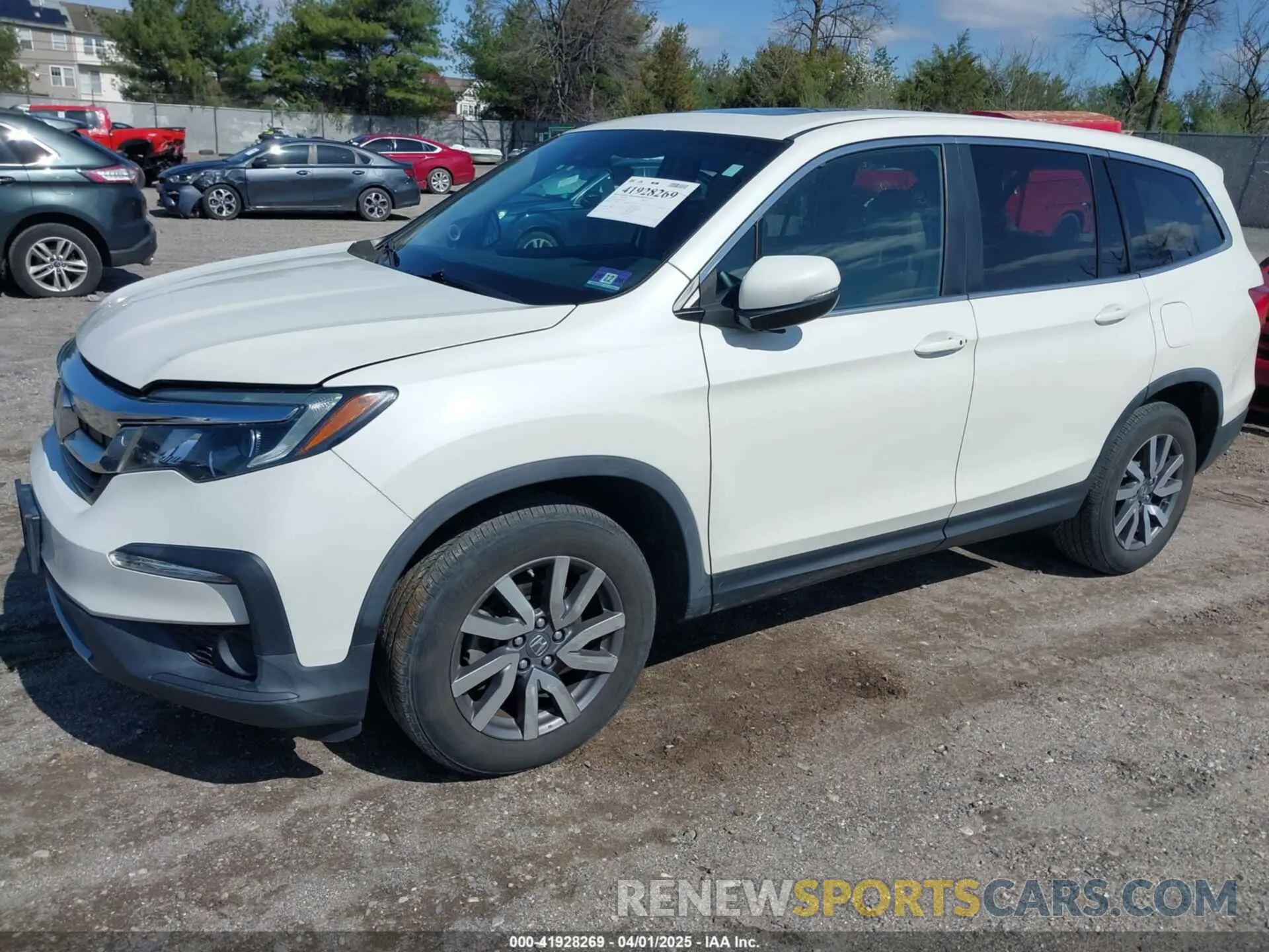 2 Photograph of a damaged car 5FNYF6H51KB052648 HONDA PILOT 2019