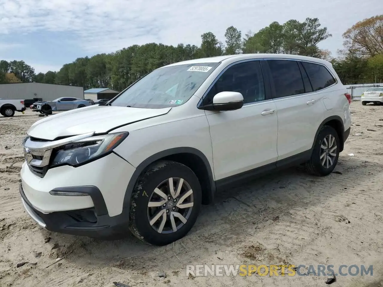 1 Photograph of a damaged car 5FNYF6H52KB002244 HONDA PILOT 2019