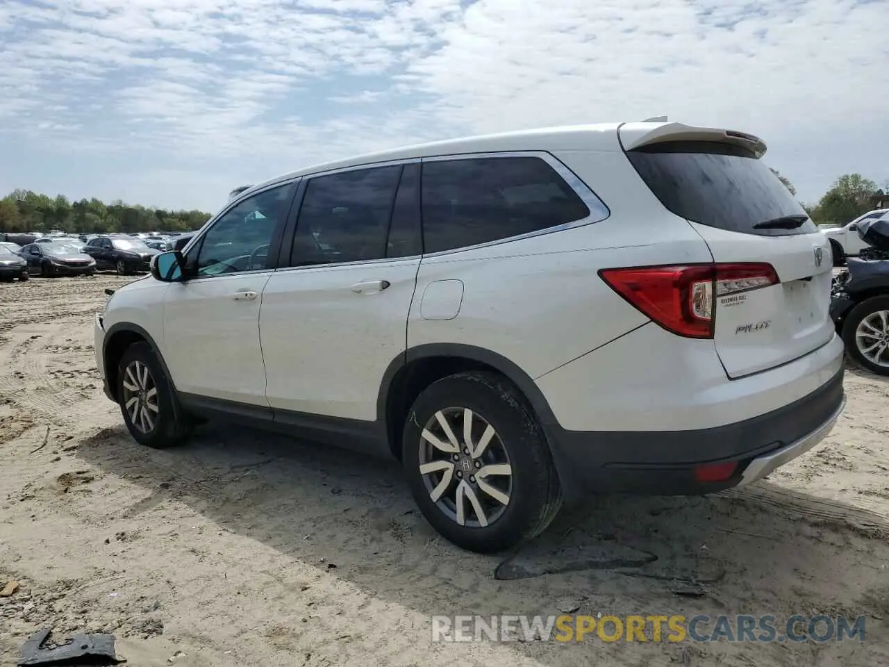 2 Photograph of a damaged car 5FNYF6H52KB002244 HONDA PILOT 2019