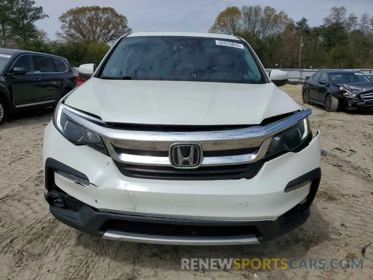 5 Photograph of a damaged car 5FNYF6H52KB002244 HONDA PILOT 2019