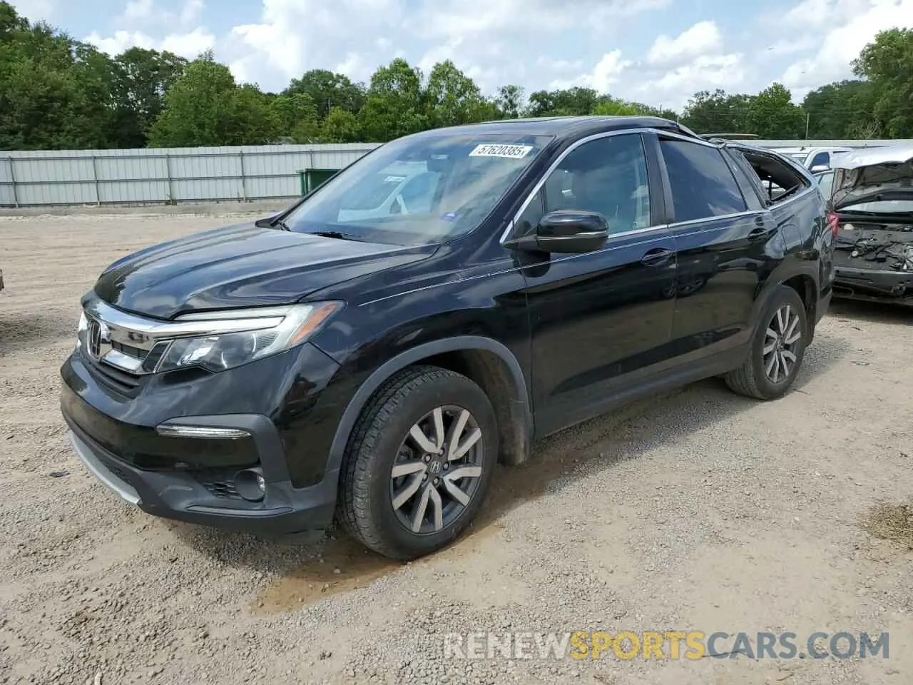 1 Photograph of a damaged car 5FNYF6H52KB030450 HONDA PILOT 2019
