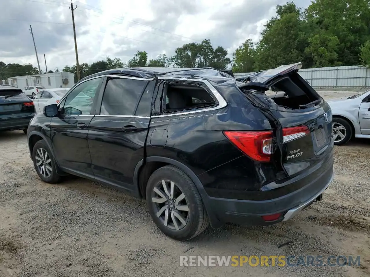 2 Photograph of a damaged car 5FNYF6H52KB030450 HONDA PILOT 2019
