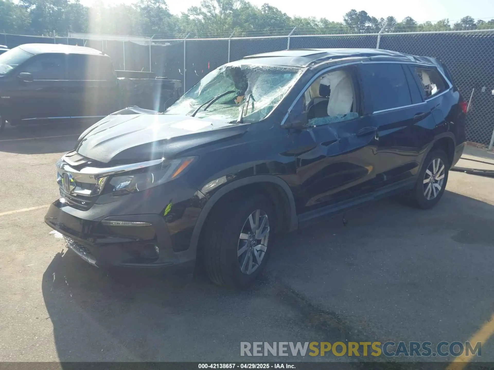 2 Photograph of a damaged car 5FNYF6H52KB088655 HONDA PILOT 2019