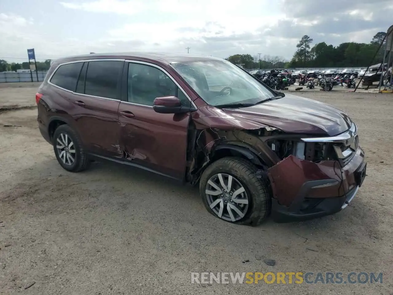 4 Photograph of a damaged car 5FNYF6H53KB039108 HONDA PILOT 2019